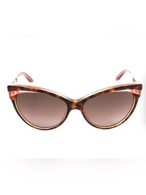 Dior Tortoiseshell and Pink Cat-Eye Sunglasses - Brown Lenses